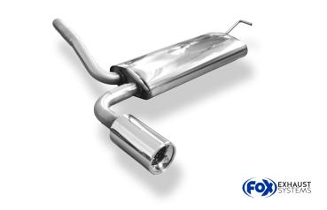 Endschalldämpfer - 1x90 Typ 13 passend für: Ford Ka ab 2009